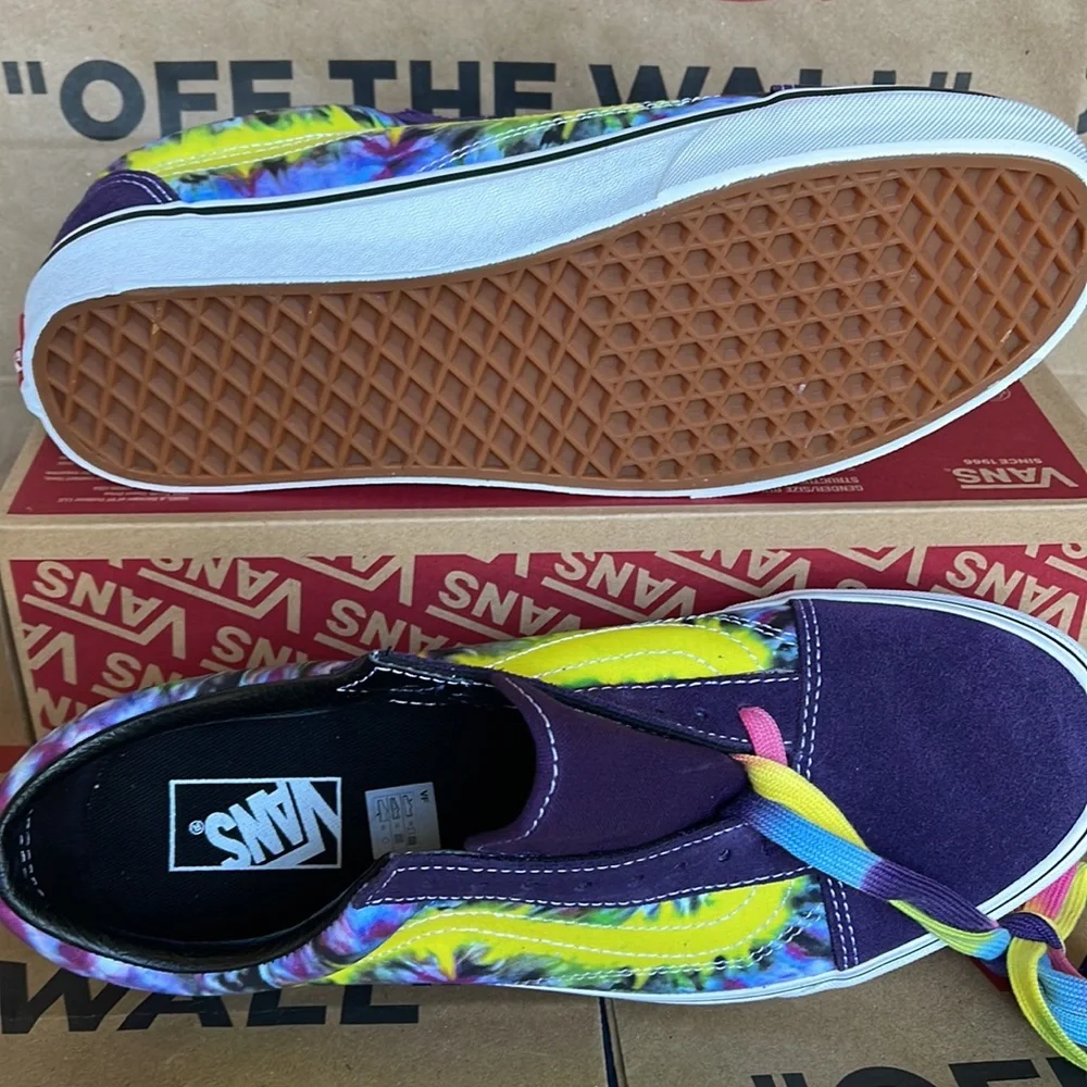 Vans Old Skool Tie Dye Mysterioso/True White Men’s sneakers - Picture 4 of 16